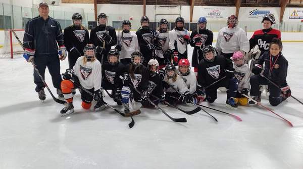 Girl's hockey camp